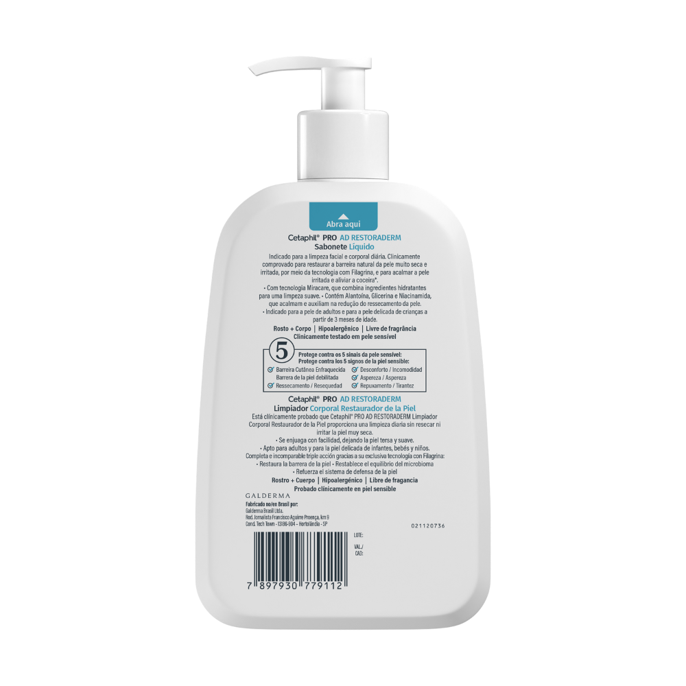 Pro AD Restoraderm Limpiador Corporal
