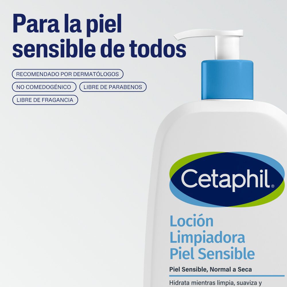 Cetaphil Loci&oacute;n Limpiadora Piel Sensible