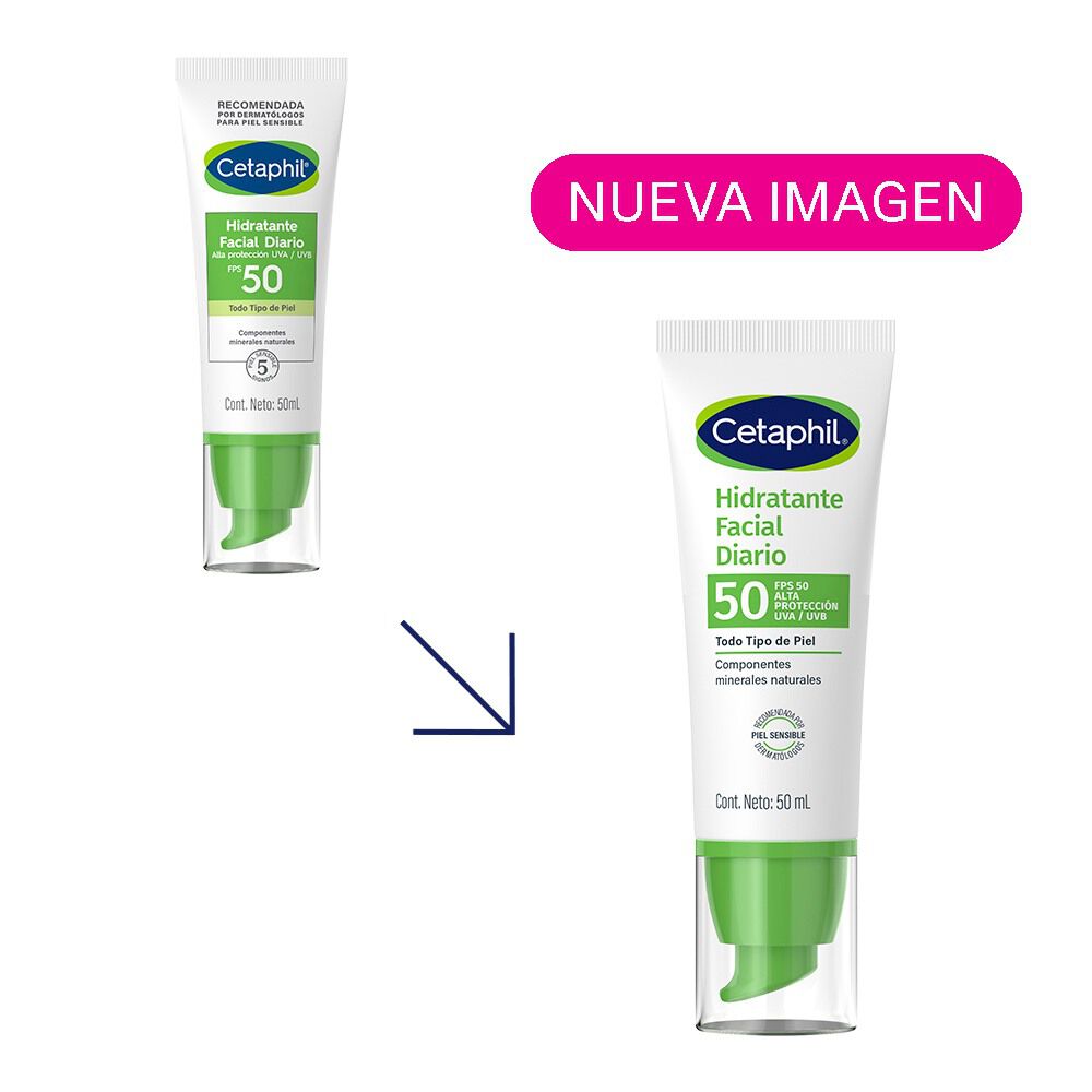 Hidratante Facial Diario FPS 50+