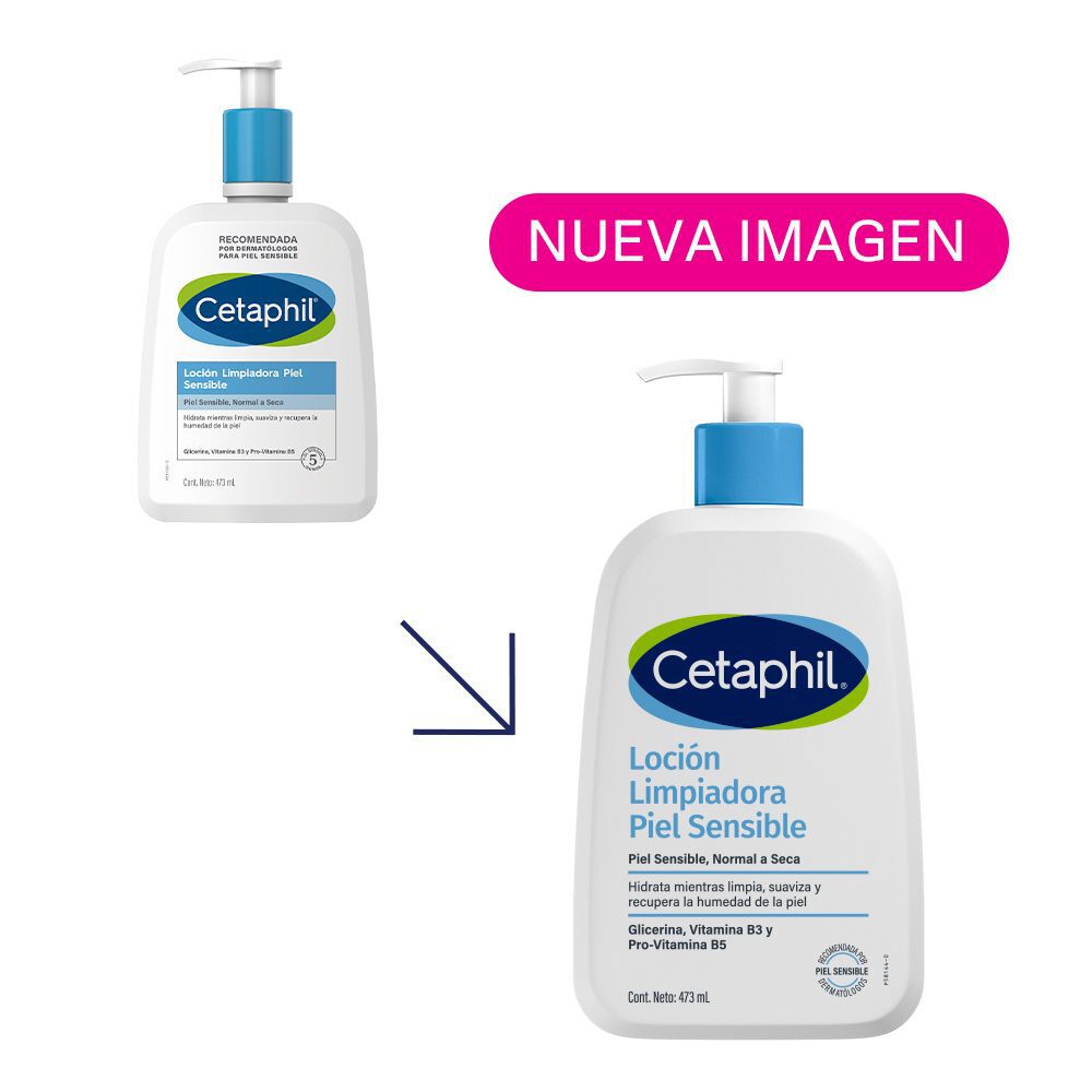 Cetaphil Loci&oacute;n Limpiadora Piel Sensible